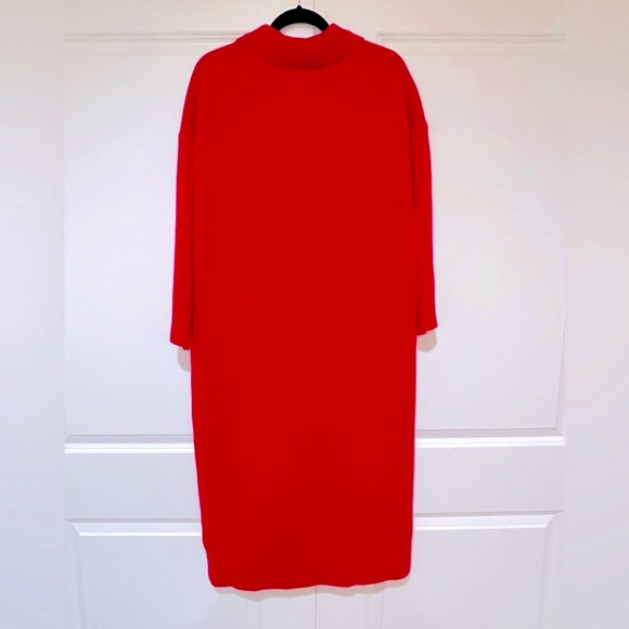 J.Crew NWT 100% cashmere collared sweater dress sz M/L - Picture 3 of 6
